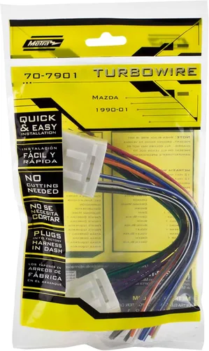 Vista 3 de Metra Electronics 70-7901 - Arnés de cableado para vehículos Mazda seleccionados de 1990 en adelante, multicolor