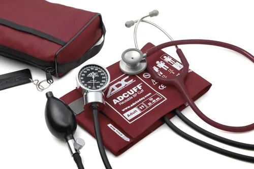Vista 7 de ADC Pro Combo 3 - Kit de estetoscopio Adscope 603 para esfigmomanómetro profesional Includes 2-piece Adcuff, Adult, Black (fits limbs 23-40cm)