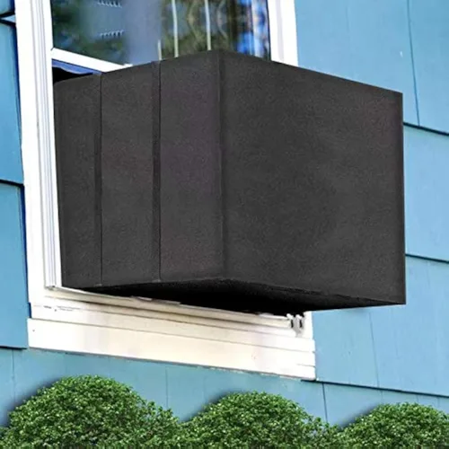 Vista 7 de Cubiertas de aire acondicionado para unidades de ventana, cubierta de aire acondicionado para unidad exterior de invierno al aire libre, resistente