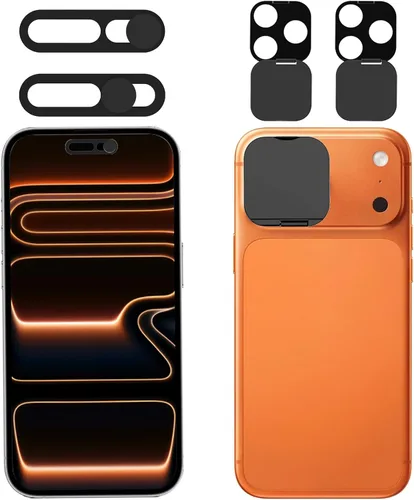 Vista 10 de Funda de privacidad compatible con 13 Pro/iPhone 13 Pro Max con cubierta de cámara frontal, protege la privacidad y la seguridad, pero no afecta