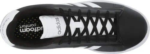 Vista 5 de adidas Grand Court Alpha Tenis para hombre Cloud White-Pulse Blue-almost Yellow