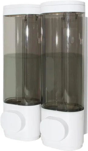 Vista 7 de Dispensador de jabón de 1 cámara para montaje en pared, dispensador de bomba de ducha de baño de 13.5 fl oz, dispensador de jabón de ducha de loción