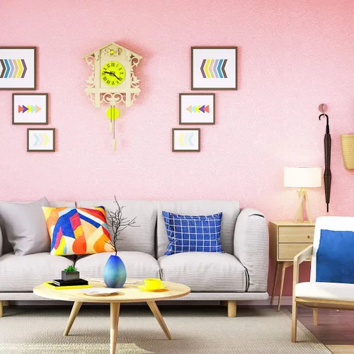 Vista 5 de Livelynine Papel tapiz rosa para despegar y pegar, papel de contacto decorativo para niñas, dormitorio de niñas, habitación de niños, decoración