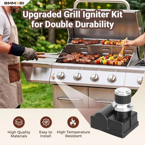 Vista 6 de Piezas de repuesto para encendedor de parrilla de 5 salidas para Home Depot Nexgrill 720-0830 720-0830H 720-0888N, kit de repuesto de encendedor