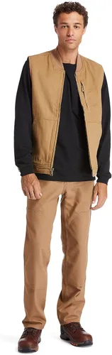 Vista 10 de Timberland PRO Chaleco de lona con forro Gritman estándar para hombre