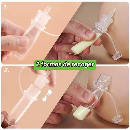 Vista 6 de haakaa Kit colector de calostro jeringas de calostro para leche materna para recolectar, alimentar y almacenar, listas para usar