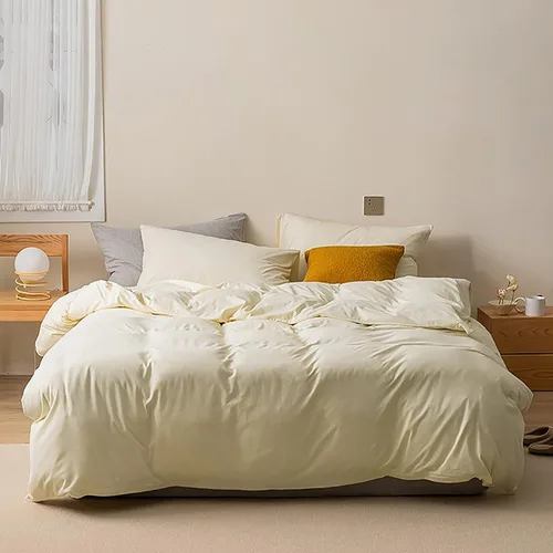 Vista 12 de Luxlovery Juego de edredón verde militar, juego de ropa de cama individual, minimalista, suave, transpirable y moderno, para todas las estaciones