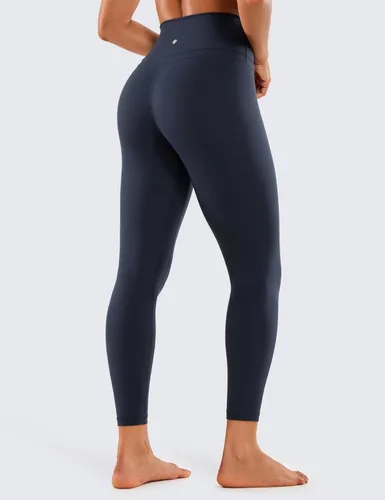 Vista 2 de CRZ YOGA Leggings de yoga 78 para mujer, sensación de desnudo, pantalones ajustados de cintura alta de 25 pulgadas