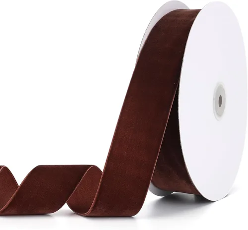 Vista 67 de Cinta de terciopelo negro de 1-1/2 pulgadas x 20 yardas, ideal para envolver regalos, hacer lazos para el pelo, coronas, decoración de boda y fiesta