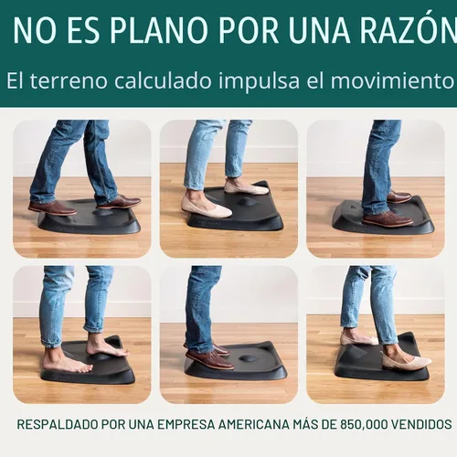 Vista 2 de Alfombrilla de Confort Topo de Ergodriven La Alfombrilla Original no Plana Antifatiga para Escritorio de Pie con Terreno Calculado Accesorios