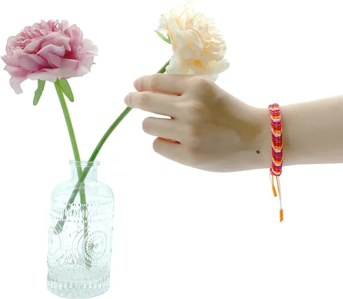 Vista 6 de LAMIBEE Pulsera tibetana con diseño de pansexualidad bisexual LGBT Proud Love Brazaletes de cuerda de amuleto y bohemio para mujeres y hombres