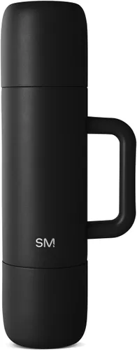 Vista 2 de Simple Modern Botella de Bebida Caliente Aislada de 36oz con 2 Tazas Termo de Café de Viaje para Bebidas Calientes Tapa de Girar y Verter