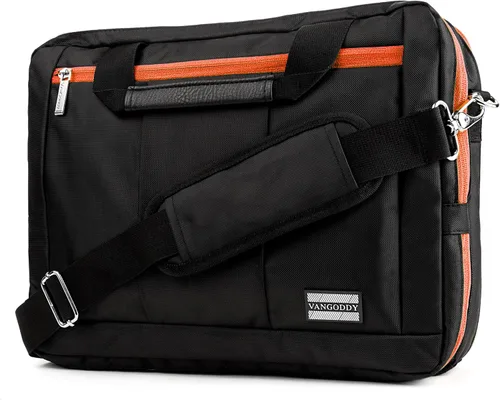 Vista 12 de Vangoddy El Prado 3 en 1 10" 12" Mochila bandolera para portátil (morado negro)