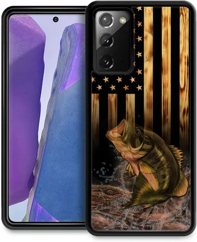 Vista 34 de DJSOK Funda compatible con Samsung Galaxy Note 20, diseño con patrón de parachoques trasero, esquinas reforzadas antiarañazos, caver de TPU suave