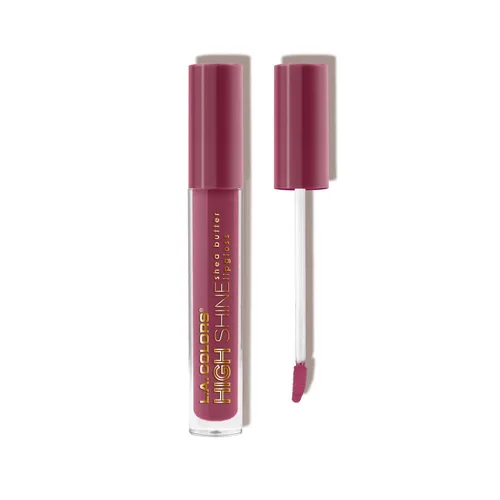 Vista 22 de Manteca de Karité Lip Gloss de lato brillo L.A. Colors, de 0,14 onza, Bebé Pastelillos (Baby Cakes)