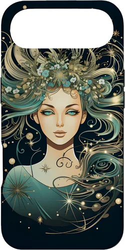 Vista 27 de Virgo Zodiac Sign Horoscope Galaxy Stars Case for iPhone 17