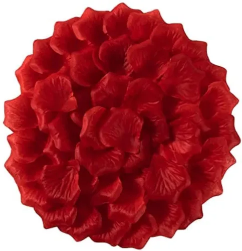 Vista 9 de ATFL Pétalos de rosa negros de 0.9 libras, 5000 pétalos de flores falsas negras para bodas, pétalos de flores para noche romántica para él, pétalos