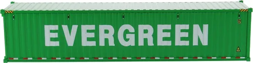 Vista 2 de Diecast Masters 91027 D - Contenedor de transporte marítimo de productos secos de 40 pies, modelo Evergreen Transport Series 1/50