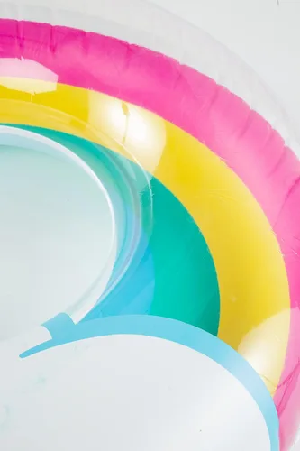 Vista 4 de BigMouth Inc. Tubo flotante inflable de más de 5 pies de ancho, anillo de natación, decoración de fiesta de piscina de verano al aire libre