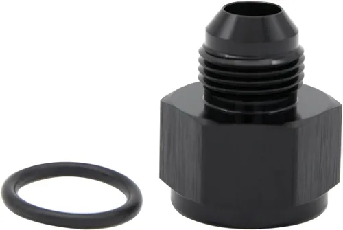 Vista 14 de 1/8 NPT hembra a -3 AN AN3 macho Flare Thread Expander adaptador Expander Accesorios de manguera Aluminio Negro