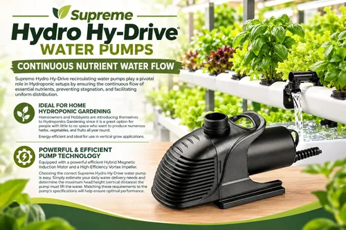 Vista 2 de Danner Manufacturing, Inc., Supreme Hydro 1400 GPH, bomba de agua Hy-Drive, 40405