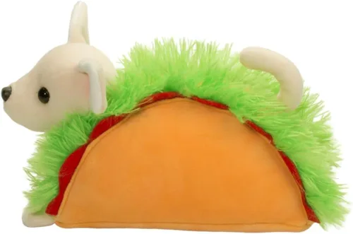 Vista 2 de Douglas Animal de Peluche de Taco Chihuahua Macarrón