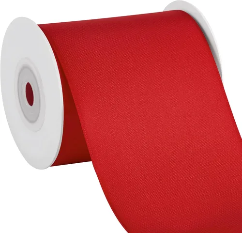 Vista 51 de Cinta de satén verde manzana de doble cara de color sólido de 1/2 pulgada x 25 yardas, cintas perfectas para manualidades, decoración de bodas