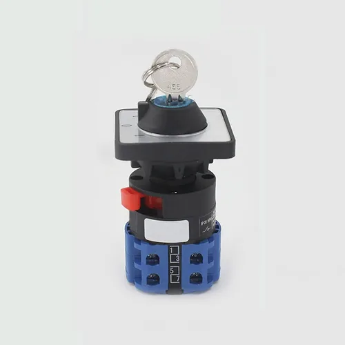 Vista 5 de Interruptor selector de cambio universal, interruptor de transferencia de energía, 2 posiciones 12 terminales, LW26-20 C06/3 380V 20A Motor
