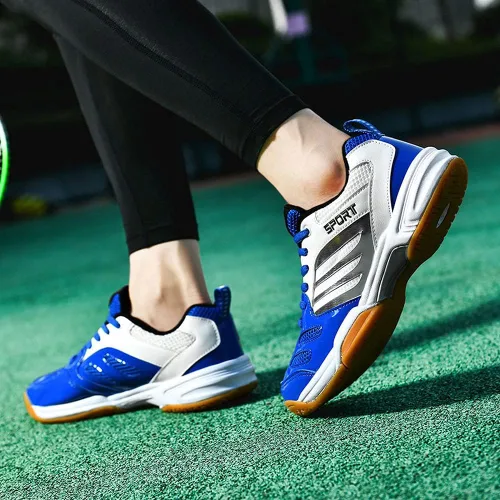 Vista 5 de zxcvb Tenis Bádminton Zapatos de los Hombres Nuevos Tendón de Ox Inferior de Desgaste Antideslizante de los Hombres de Baja Primavera Tenis de Mesa