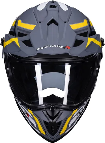 Vista 4 de X60 - Casco deportivo doble, casco de motocicleta de aventura con visera solar integrada, cascos para motos de nieve todoterreno para adultos