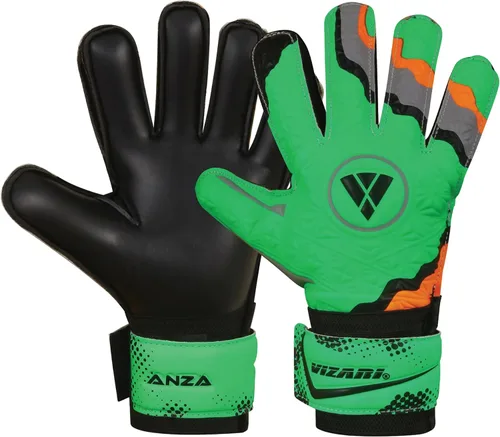 Vista 8 de Vizari Soccer Goalkeeper Gloves – Pro Goalie Gloves for Kids, Youth & Adults Fingersave Protection Durable Grip All-Weather Soccer Gloves for