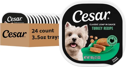 Vista 14 de Cesar Classic Loaf in Sauce - Alimento húmedo para perros adultos, sabor a tocino y huevo, comida húmeda para perros, bandejas fáciles de despegar