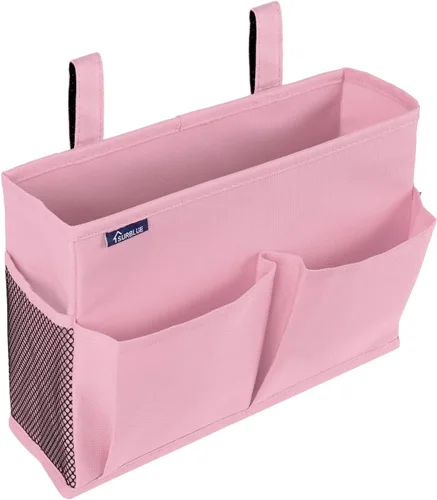Vista 52 de Surblue Organizador de cama colgante para mesita de noche, bolsa de almacenamiento con bolsillo para literas y camas de hospital, habitaciones