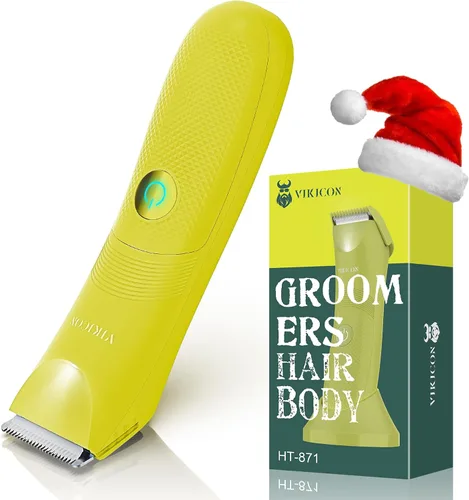 Vista 8 de Manscape - Afeitadora eléctrica para hombre, sin rasguños, afeitadora eléctrica para pelotas/púbic/ingle/piernas/pecho con luz y hoja de cerámica