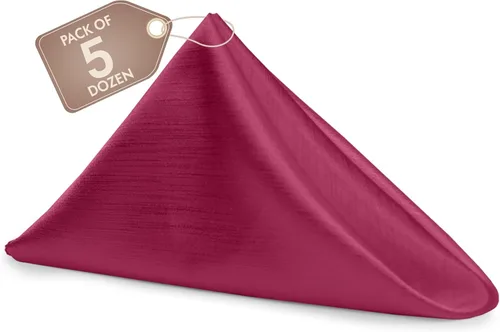 Vista 87 de Ultimate Textile -1 docena - Reversible Shantung Satin - Majestic - Servilletas de tela Majestic de 17 x 17 pulgadas color azul pizarra