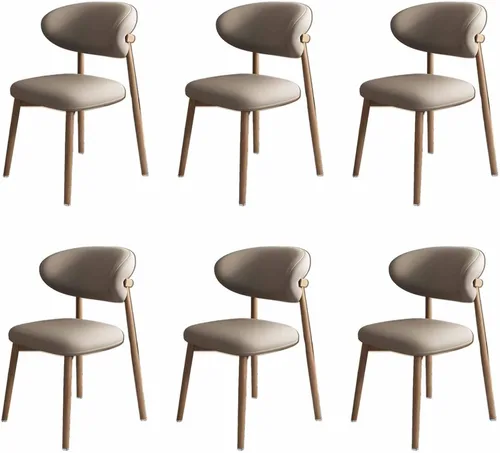 Vista 37 de Solid Wood Dining Chairs Kitchen Chairs Set of 2 Mid Century Modern Dining Chairss with Wooden Frame and Upholstered, Armless, Cafe Casual Chairss