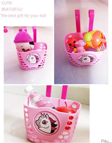 Vista 3 de Kit de accesorios de bicicleta para niñas, accesorios de bicicleta para niños, cuentas de radios de rueda de bicicleta, cinta de borla, campana