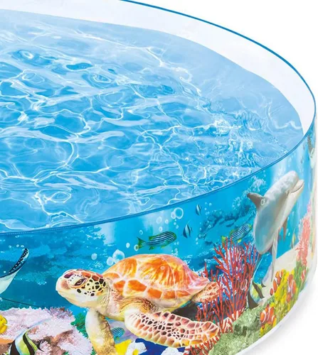 Vista 8 de Piscina Intex Deep Sea Blue SnapSet para niños