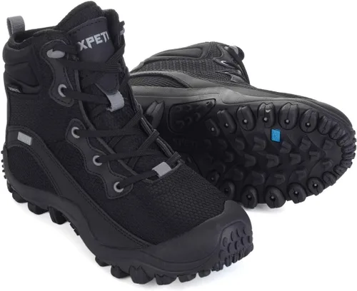 Vista 5 de Dimo Botas de senderismo para mujer, zapatos de caminar impermeables mediados