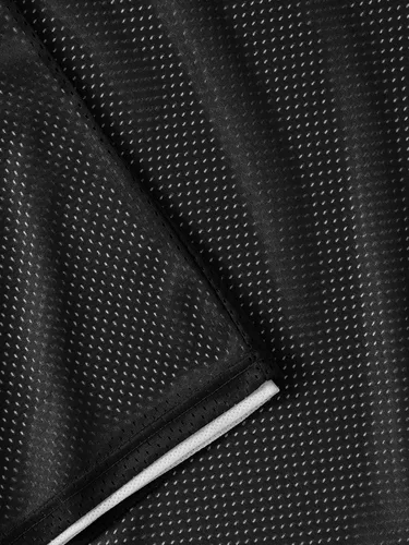 Vista 6 de Camiseta de baloncesto de malla reversible para hombre, de secado rápido, sin mangas, fabricada en Estados Unidos