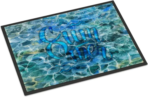 Vista 73 de Caroline's Treasures BB5366MAT - Tapete para puerta delantera de 18 x 27 pulgadas, para interiores y exteriores, antideslizante, lavable, de pelo