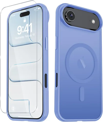 Vista 850 de Funda para Google Pixel 10 Pro XL, cubierta magnética mate, color negro Fit for MagSafe, Screen Protector included, Shockproof Military Grade
