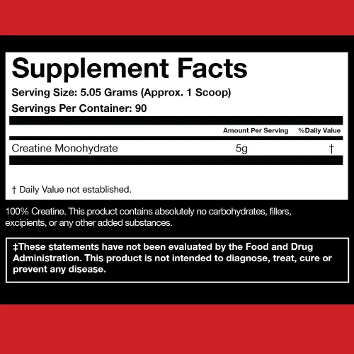 Vista 7 de ATHLEAN-X X-CREATINE - Polvo de monohidrato de creatina micronizada pura, apoya la fuerza muscular, la potencia y la recuperación, sin gluten, sin