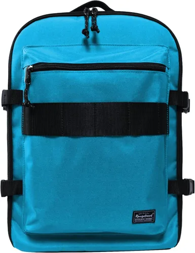 Vista 16 de Mochila de viaje ligera para senderismo, mochila para laptop, 17L de mano para artículos personales, bolsa de fin de semana, unisex, todo negro