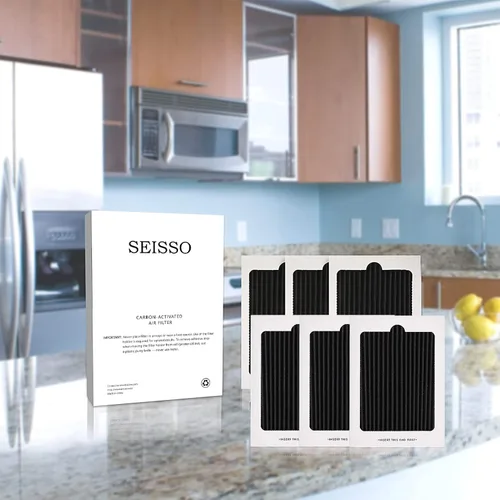 Vista 6 de SEISSO Reemplazo del filtro de aire de refrigerador activado con carbón compatible con Frigidaire y Electrolux 242047801, 242047804, 242061001 (6)