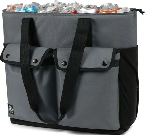 Vista 5 de Arctic Zone Bolsas ecológicas: Tote, Cooler y Satchel - Gris