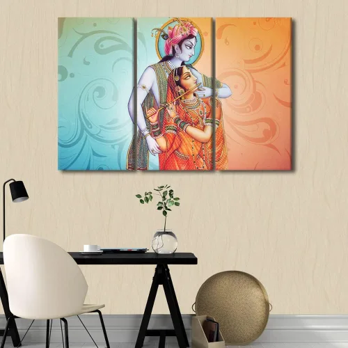 Vista 38 de TUMOVO Arte de pared de Dios hindú para sala de estar, lienzo de Ganesha, arte de pared de escultura de elefante, cuadros modernos, arte