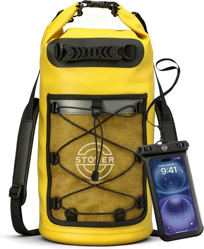 Vista 40 de STOVER 5/10/25/30/40/55L Waterproof Dry Bag- Roll-Top Backpack w/Phone Case- Kayaking, Hiking, Camping, Boating- Men/Women