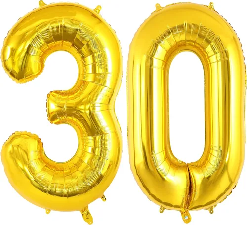 Vista 11 de Globos grandes de 40 pulgadas para 30 cumpleaños, aniversario, eventos, celebraciones, fiestas, decoraciones color negro