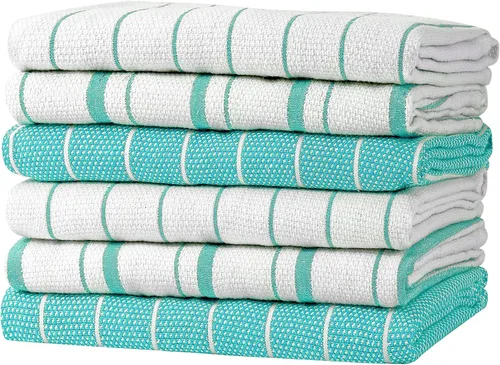 Vista 19 de Zeppoli - Trapos de cocina, de algodón, para cocina o limpieza, reusables, súper absorbentes, lavables a máquina, para chefs, paquete de 15 gris